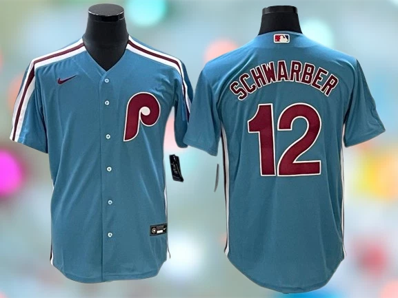 Kyle schwarber blue jersey cheap