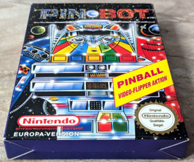 TOP ! Nintendo NES Spiel Pin Bot PAL-B OVP CIB Pinbot