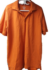 Elevate Mens Regular fit Polo Short Sleeve Orange L