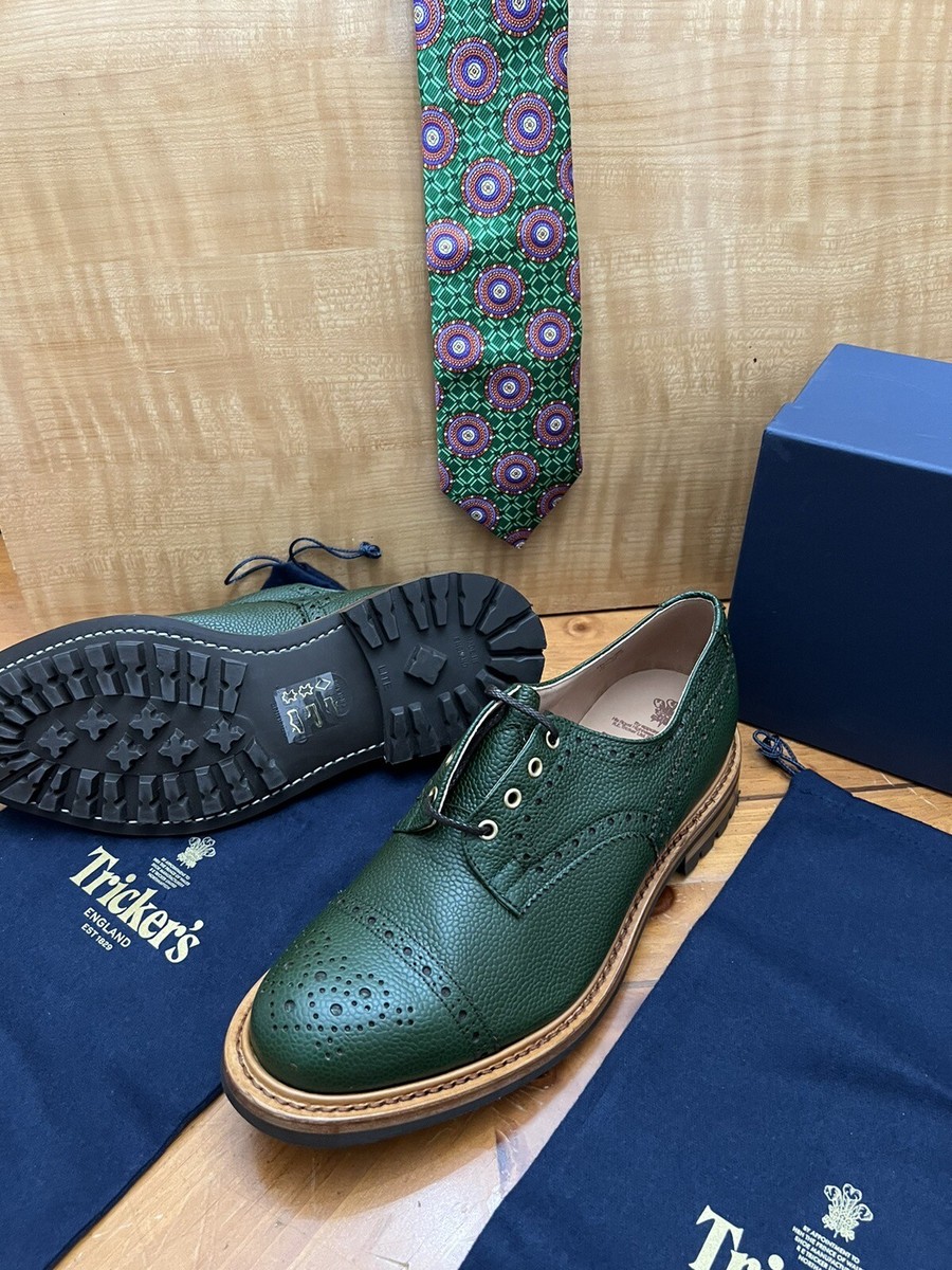 Made In UK - 11 US (10 UK) - Trickers - Cap Toe - Scotch Grain
