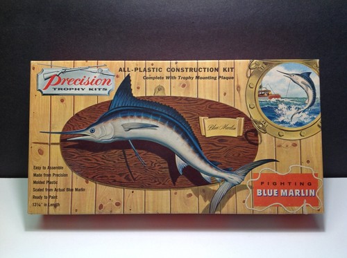 1985 Precision Trophy Kits XLINT COND - Fighting Blue Marlin Kit No ...
