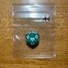 🎲 MTG d20 Spindown 20-sided Life Counter die dice - Kaldheim - KHM - Green 194