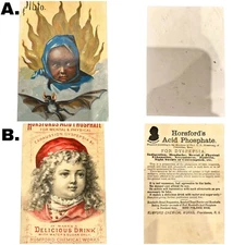 Various Antique Victorian Era Collectible Medical Advertisment OG Trade Cards