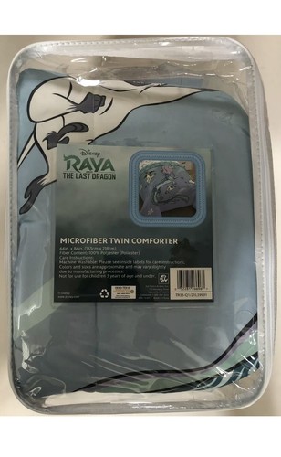 Disney Raya And The Last Dragon Microfiber Twin Comforter - NEW - Free Fast Ship - Picture 4 of 5