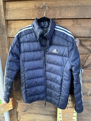 ADIDAS 3 STRIPE MENS DOWN JACKET SMALL