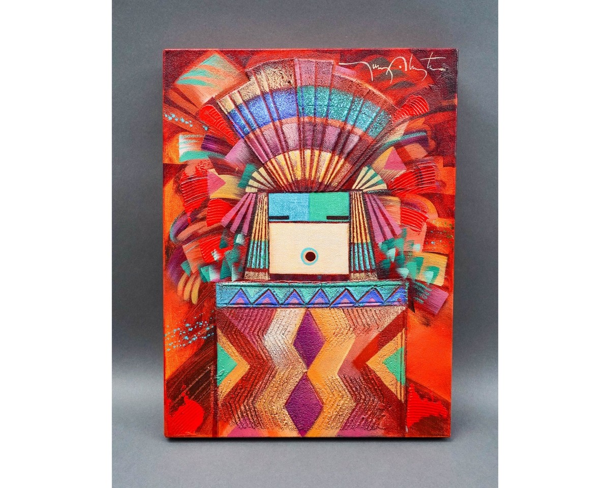 Tony Abeyta (Dine Navajo, B. 1965) Signed Oil On Canvas