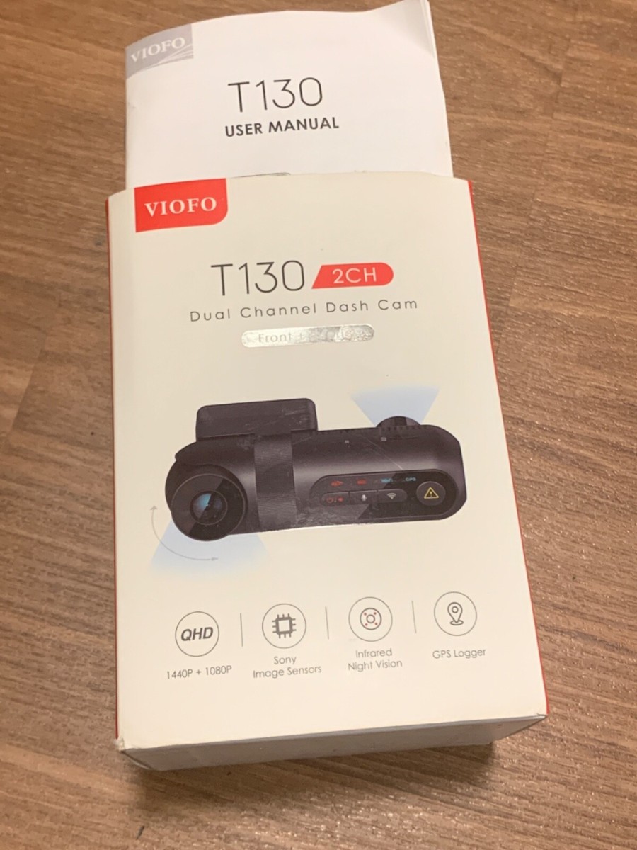 T130 Uber Dual Dash Cam T130 2K Dashcam Channel Front, Interior