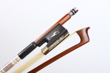 Violin Bow 4/4 Brazilwood stick Natural Bow Hair Flower Inlay Frog violin bows