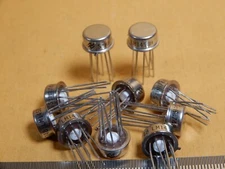 National Semiconductor LM1458H Operational Amplifiers Qty 10 NOS