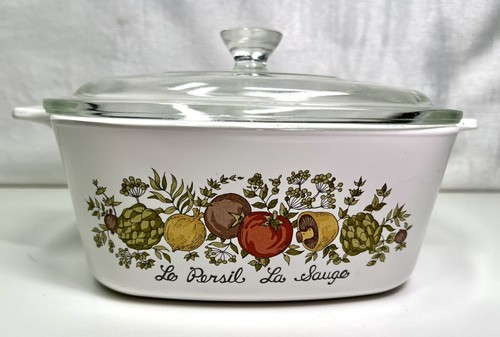 Corning Ware "Spice of Life" 6 Piece Set Cozy Grandma's Cottage Core Kitsch VTG - Picture 10 of 21