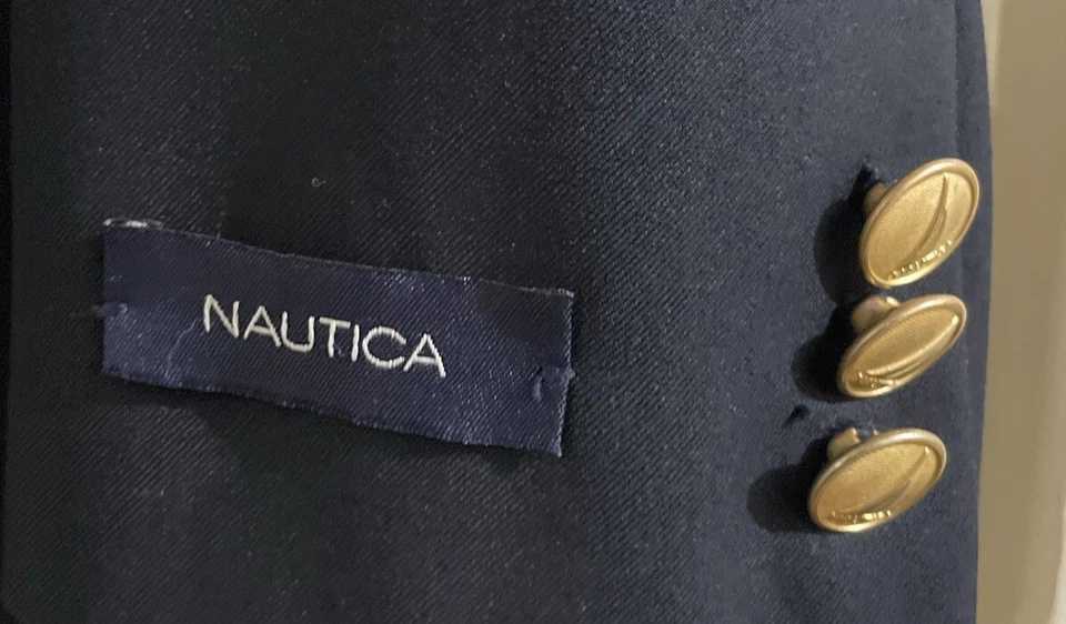 Платье NAUTICA Blues Blazer куртка для мальчиков 18 3 золотые манжеты на пуговицах - Изображение 4 из 4