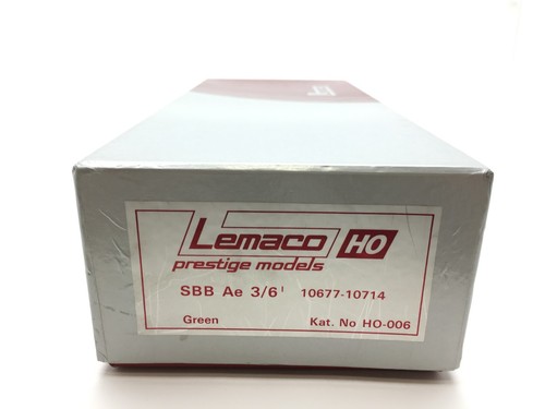 Lemaco H0-006 Locomotore elettrico SBB Ae 3/6 I 10696, livrea verde (#166/200)' - Imagen 11 de 11