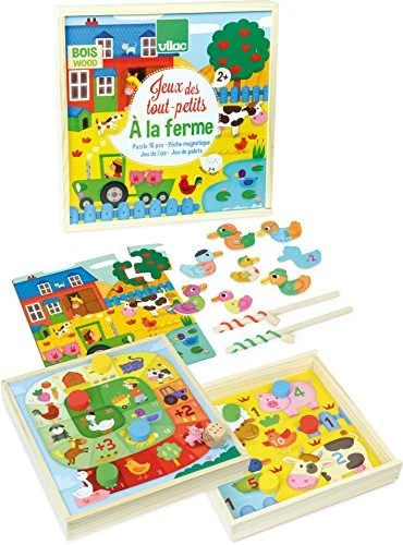 Jeux de société et traditionnels marrons en bois