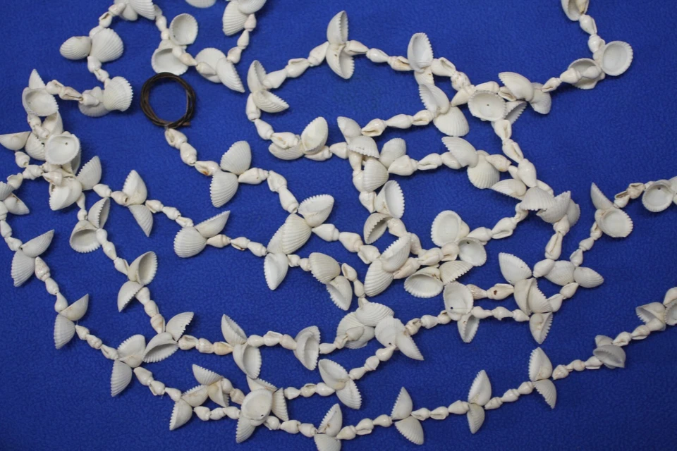 Valentines Day Gift Seashell Home Decor Long Seashell Garland, 96"+ G-94 - Image 3 of 4