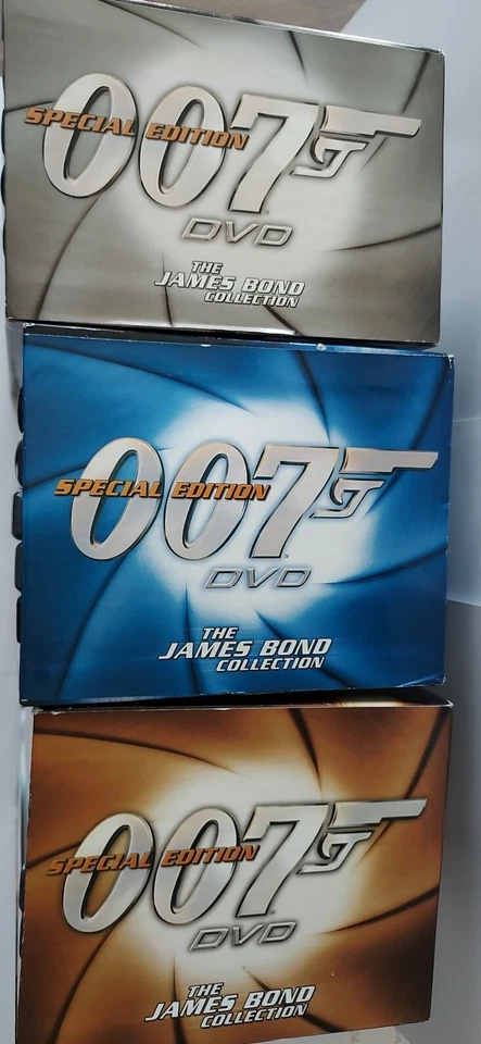 The James Bond Collection - Special Edition Dvd 3 Box Gift Set 007 20 DVDs Total Foto 2 de 4