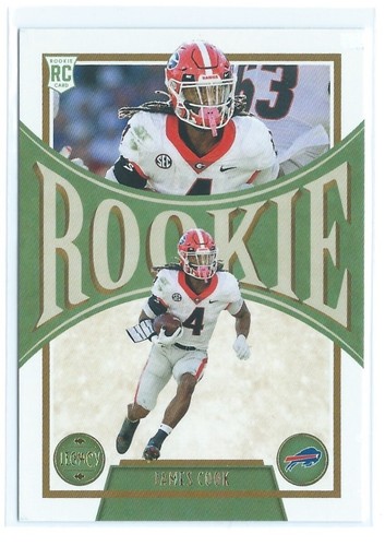 2022 PANINI LEGACY JAMES COOK ROOKIE CARD 200 BUFFALO BILLS EBay