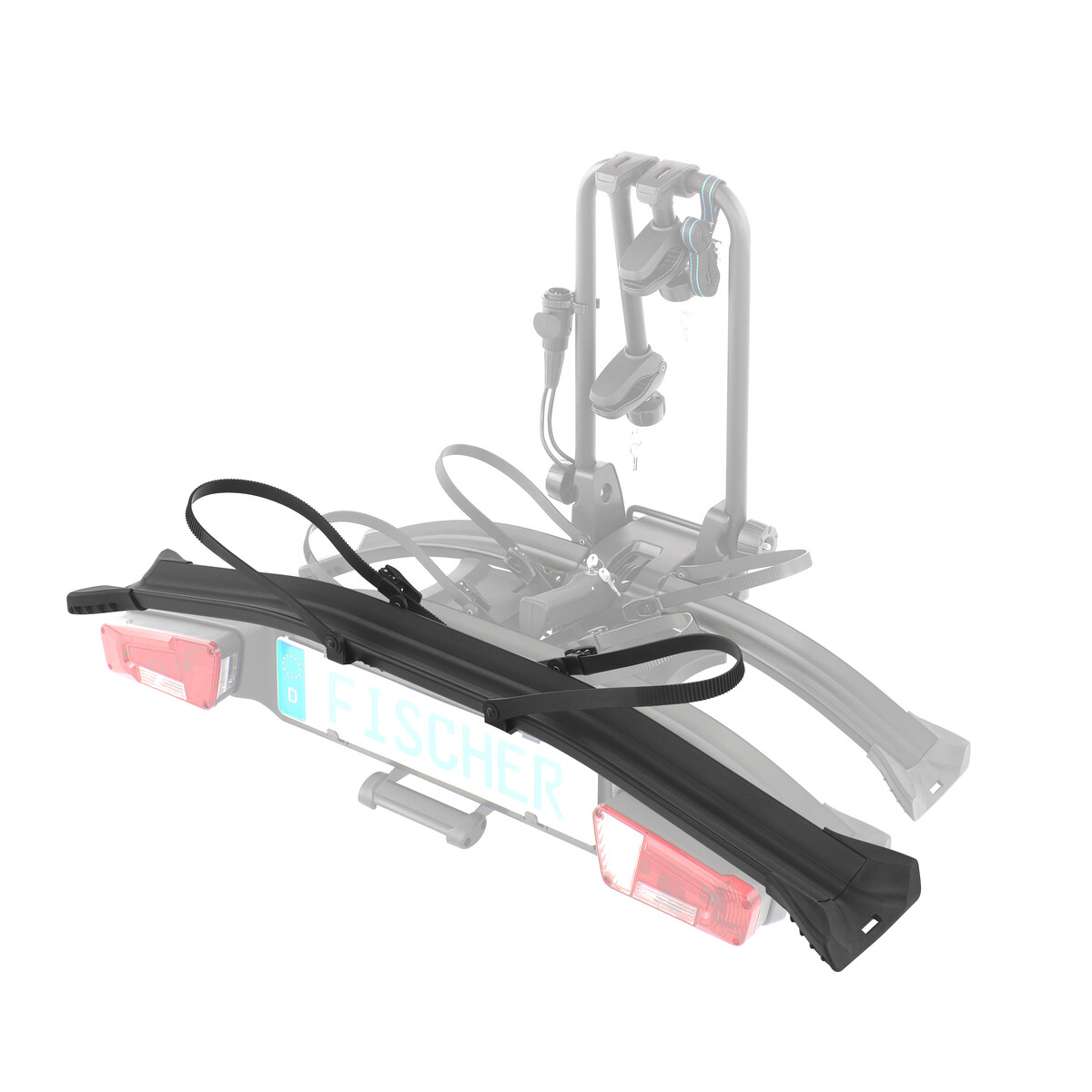 FISCHER Kupplungs- Fahrradträger Erweiterungssatz RoadLine Black 3.Fahrrad 60kg