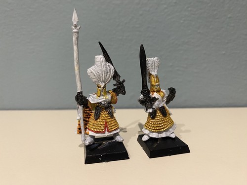 High Elf Shadow Warriors x10 - Warhammer Games Workshop Vintage Metal Elves - Picture 3 of 12