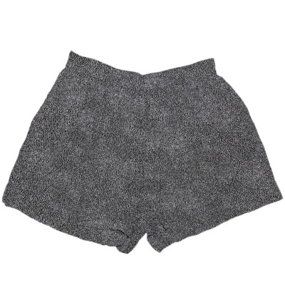 H&M Ladies Shorts Polka Dot Monochrome Printed High Waisted Workwear Preppy  M 12 UK
