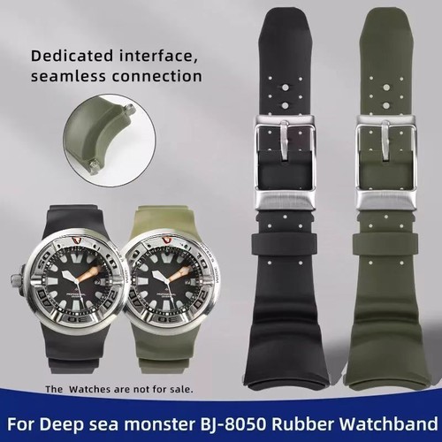 Correa para reloj de buceo de goma CITIZEN PROMASTER BJ8050-08E EcoZilla BJ8050.
