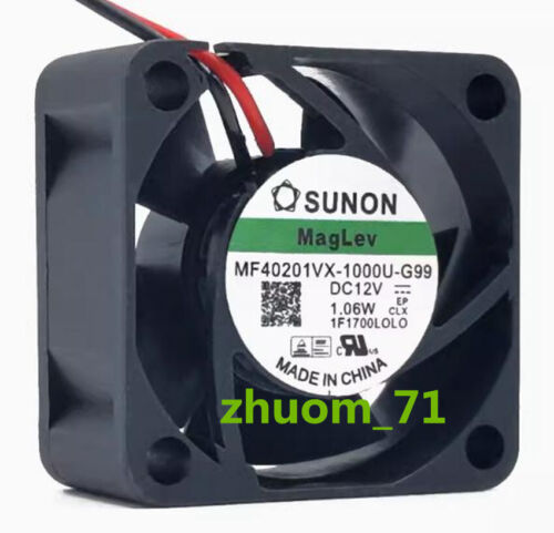 1PC SUNON 4CM MF40201VX-1000U-G99 12V 1.06W cooling fan - Picture 2 of 5