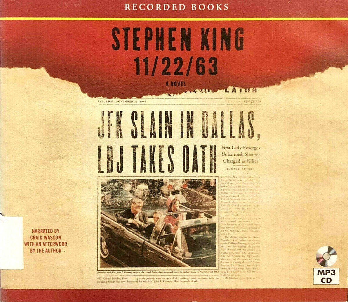 力道山史 否! 1938-1963 STEPHEN KING 11/22/63 Novel JFK Slain In Dallas 2011 Mp3 CD