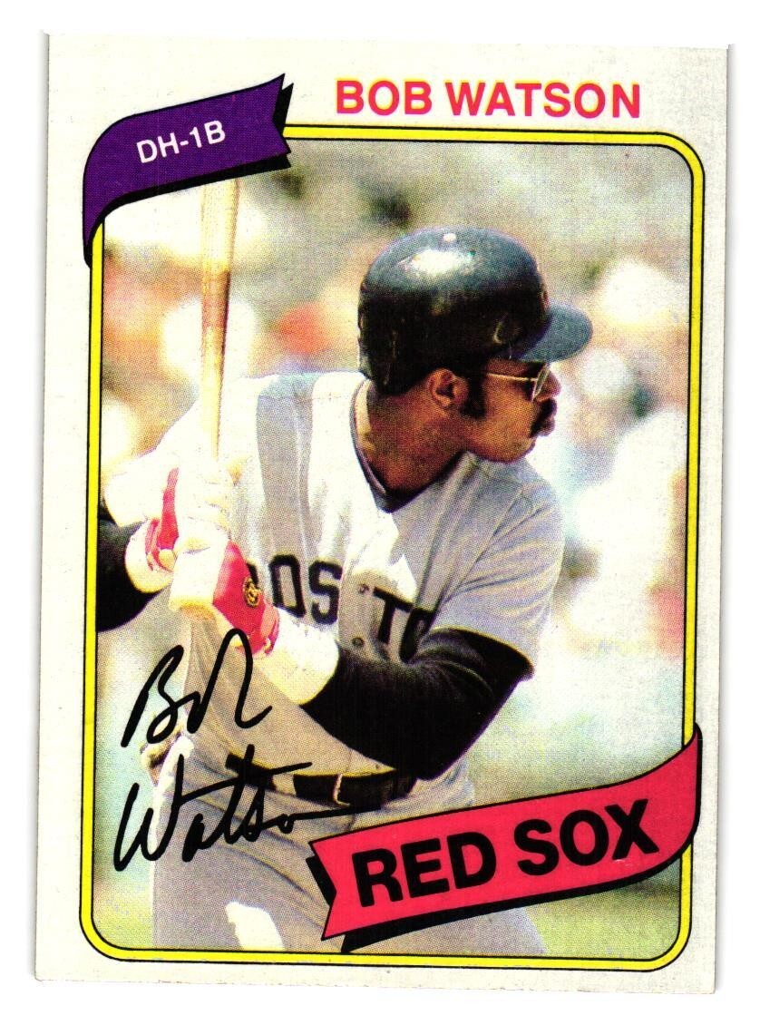 1980 Topps - #480 Bob Watson