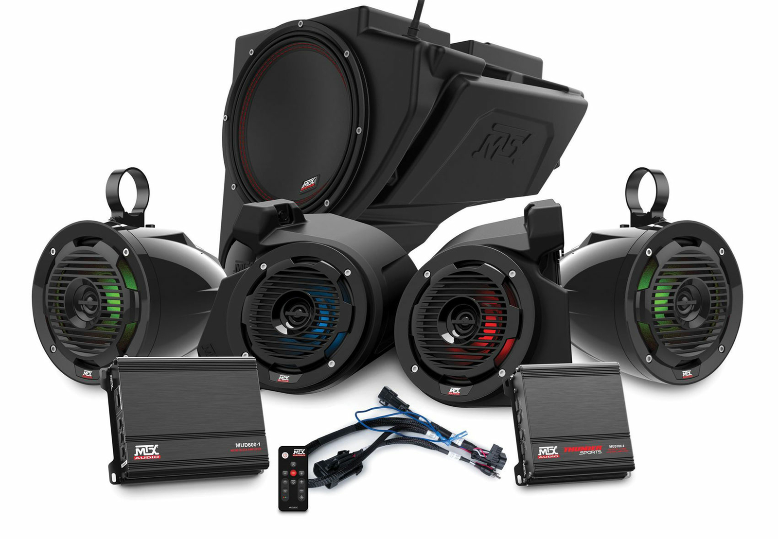 MTX RZR-14RC-THUNDER5 ФронтальныеБашенные динамикиСабвуферУсилители для Polaris RZR Ride Command 403390₽