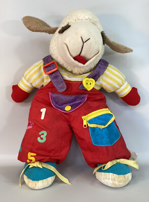 Vintage 1994 Playtech Teaching Talking Lambchop Plush Stuffed AS-IS No Voicebox