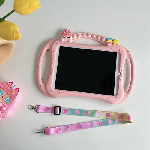 For iPad 5 6 7 8 9th 10th Gen Air 2 3 4 Mini Pro 11 Unicorn Kids Shockproof Case - Picture 3 of 20