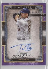 2018 Topps Five Star Purple 49/50 Travis Shaw #FSA-TS Auto s3g