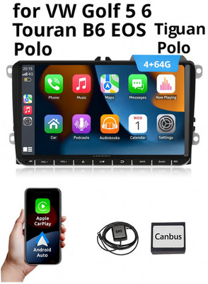 ESSGOO Android Autoradio 9'' AR9002 | 4+64 GB | CarPlay & Android Auto | VW kompa