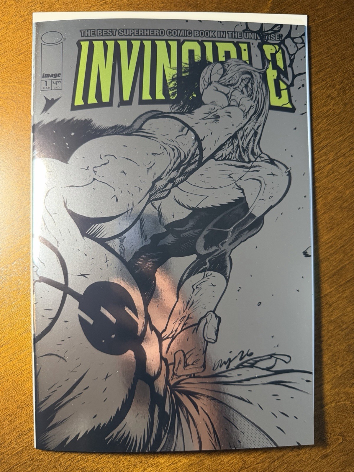 Invincible #1 Daniel Warren Johnson Felix Comic Art Foil Variant Image 2026