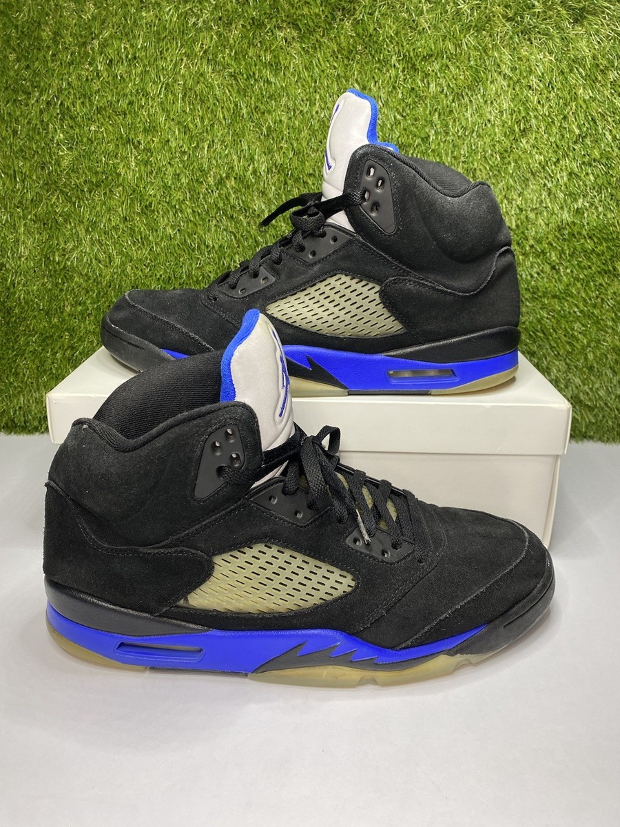 Air Jordan 5 Racer Blue Retro Size 13 Mens Black Sneakers  display picture 1