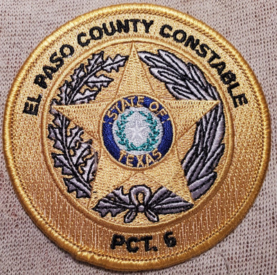 TX El Paso County Texas Pct. 6 Constable Shoulder Patch (3In Diameter)