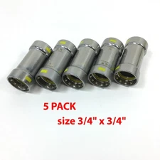 Lot of 5 NIBCO BenchPress 3/4" x 3/4" G PCH201 Repair Coupling (2020400HPC)