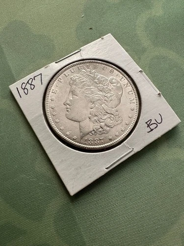 1887 Morgan Silver Dollar BU