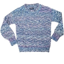 Freshman 1996 Girls Small 7 Blue NWT Popcorn Knit Long Sleeve Sweater