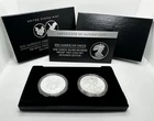 U.S. Mint American Eagle 2021 One Ounce Silver Reverse Proof Two-Coin Set 21XJ