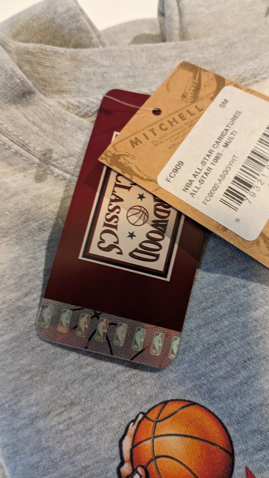 Mitchell & Ness NBA 1985 All Star Game Crewneck Sweatshirt Size