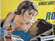 RED LINE 7000 JAMES CAAN HOWARD HAWKS MEXICAN LOBBY CARD 1965