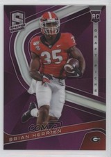 2020 Panini Chronicles Draft Picks Spectra Purple Prizm 40/99 Brian Herrien fm0