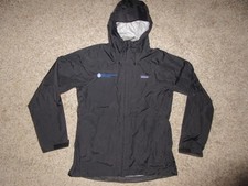 PATAGONIA TORRENTSHELL 3L H2NO HOODED BLACK RAIN COAT JACKET WOMEN MEDIUM 85245