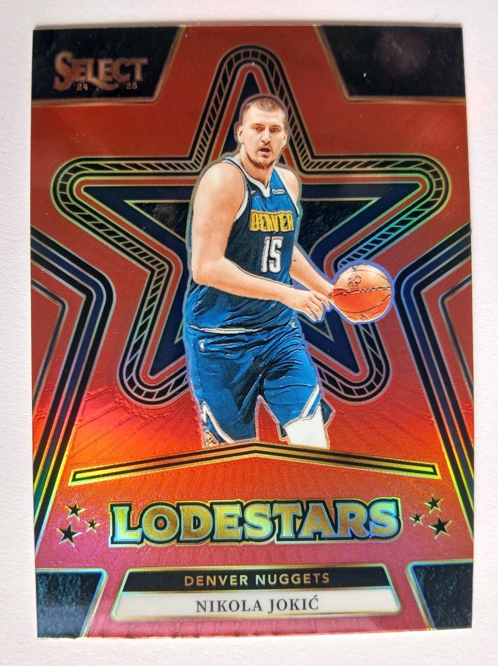 Nikola Jokic #7 Basketball Cards 2024 Panini Select Lodestars trading card — raw and PSA graded price guide