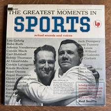 1955 Greatest Moments in Sports Vinyl LP Columbia KL 5000 Deluxe 1st Press Book