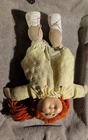 1978-1982 Cabbage Patch Kids Red Hair, Green Eyes Signed Girl Doll with clothes