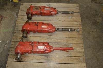 Lot of 3 Ingersoll Rand R44SE Multi Vane Pneumatic Corner Drill Tube Rollers