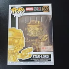 Funko Pop! Vinyl: Marvel - Star-Lord - (Chrome Gold) - Box Lunch (Exclusive)...