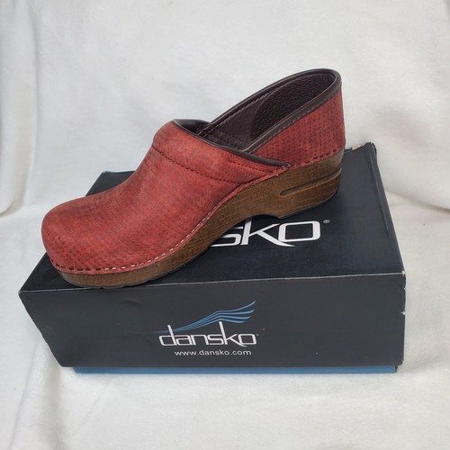 Zoccolo donna Dansko classico russet pelle scamosciata marrone taglia 8,5/39 nuovo con scatola - Foto 2 di 6