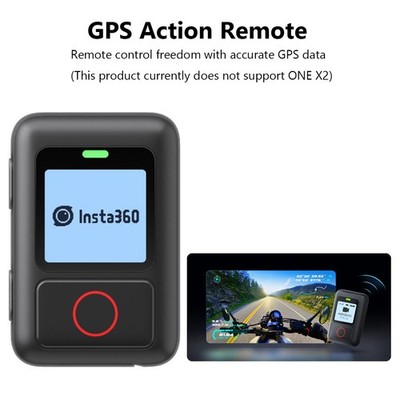GPS Action Remote Control For Insta360 X3 / ONE RS / ONE R
